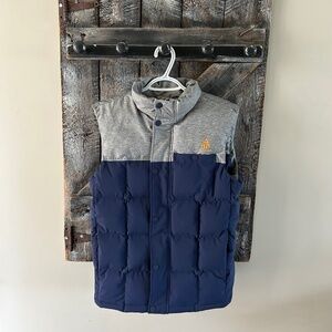Men's Woods Full Zipper & Snaps Puffer Vest w/Front Pocket & Side Pockets